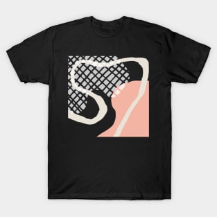 Abstract Lines And Soft Colors T-Shirt